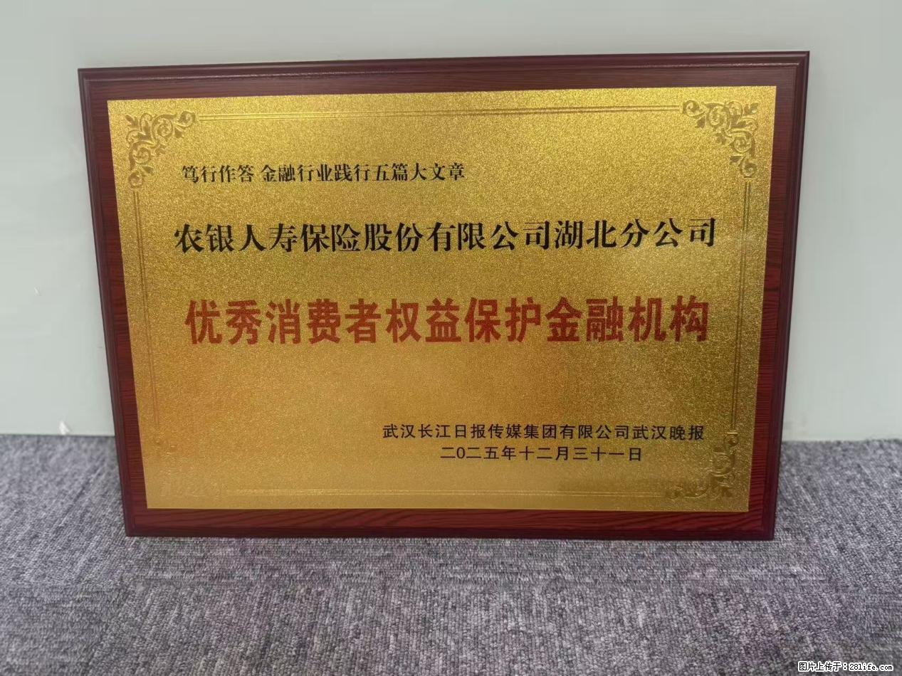 农银人寿湖北分公司荣膺“优秀保险客户服务奖”和“优秀消费者权益保护金融机构”两个奖项 - 黄石生活资讯 - 黄石28生活网 hshi.28life.net